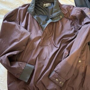 DryJoys By Foot joy Men's Wind Jacket 1/4 Zip Pullover Size Large